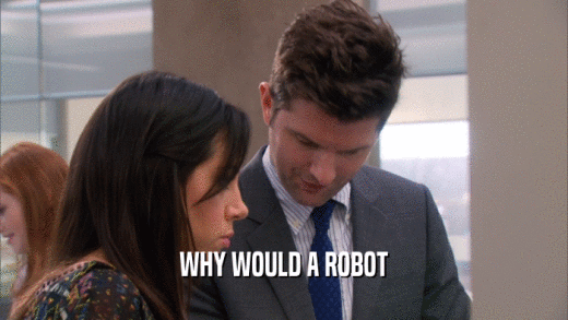 WHY WOULD A ROBOT  