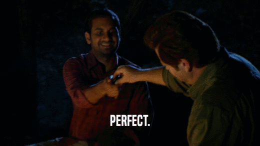PERFECT.  