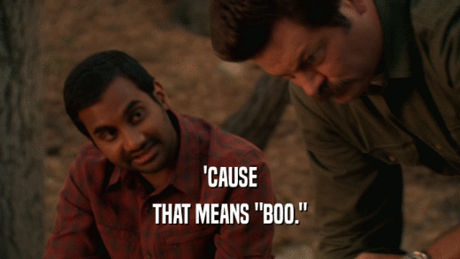 'CAUSE THAT MEANS 