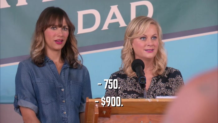 - 750. - $900. 