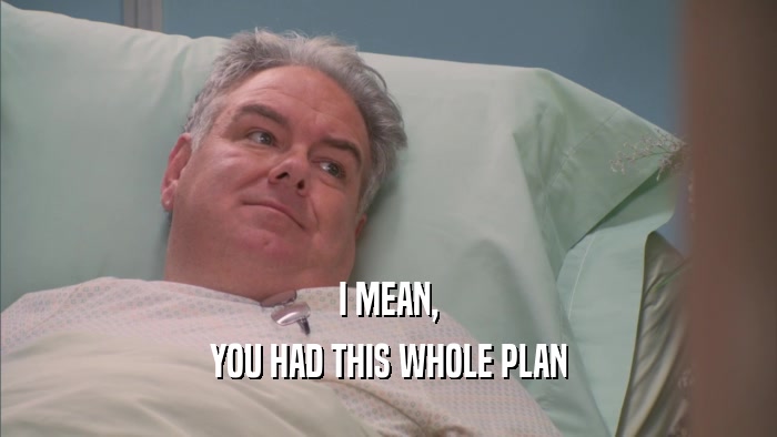 I MEAN, YOU HAD THIS WHOLE PLAN 