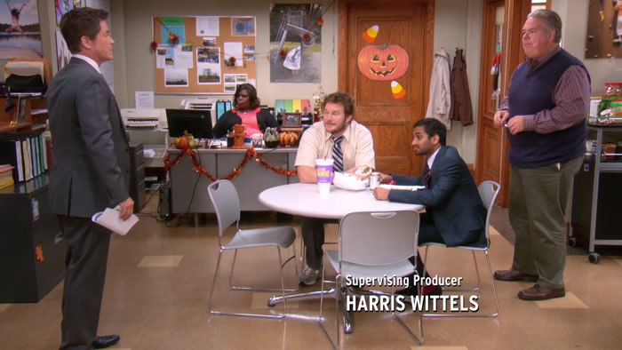IN HONOR OF HALLOWEEN, THE CITY MANAGER'S OFFICE 