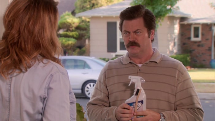 I NOTICED YOU NEEDED GROUT CLEANER, SO I BROUGHT THAT TOO. 