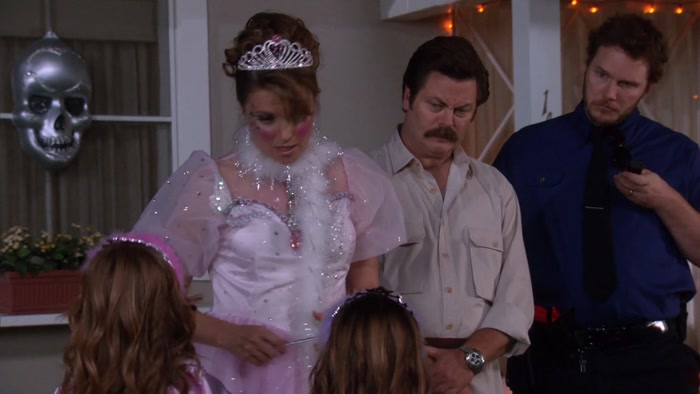 SO YOU BE NICE TO RON AND ANDY, OKAY? 