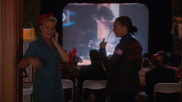 - YOU'RE THE, UH-- - THE LADY AND YOU'RE THE-- 