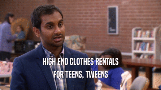 HIGH END CLOTHES RENTALS FOR TEENS, TWEENS 