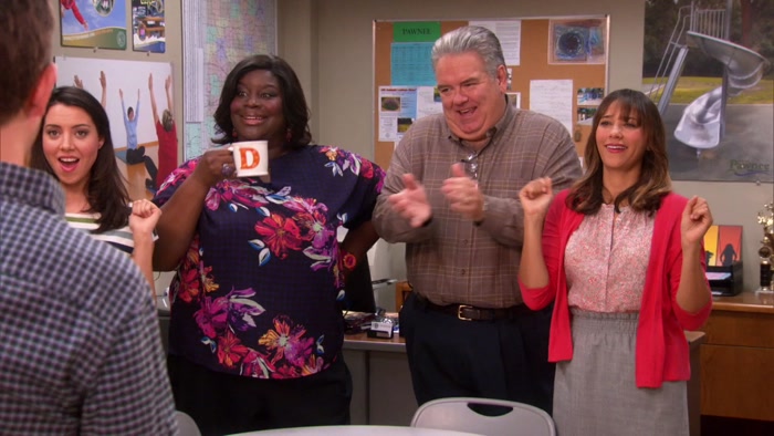 LESLIE AND BEN ARE--  