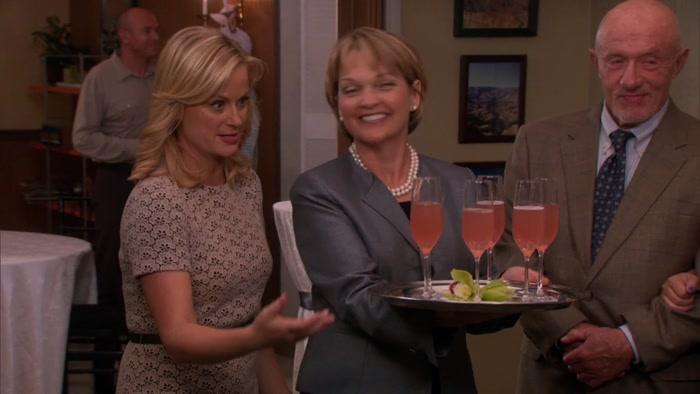 - AND JUST RAISE A GLASS? - YES! TOASTS ARE FUN. 
