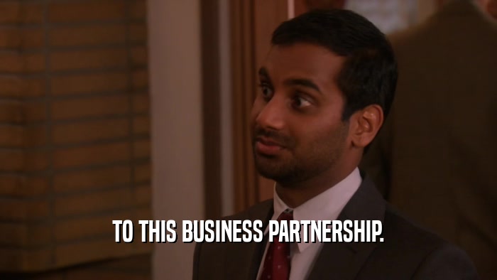 TO THIS BUSINESS PARTNERSHIP.  