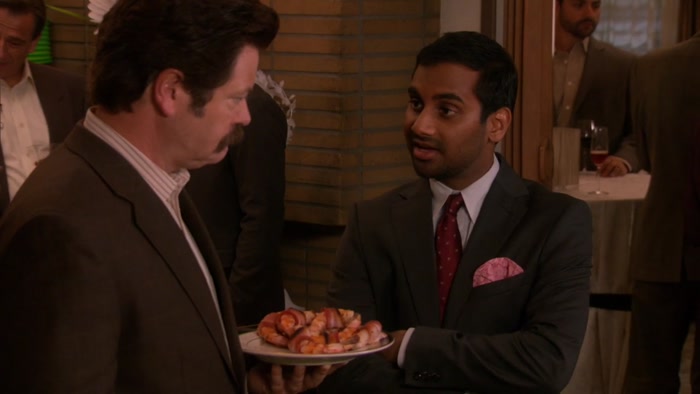 I JUST CAME BY TO CONGRATULATE LESLIE, 