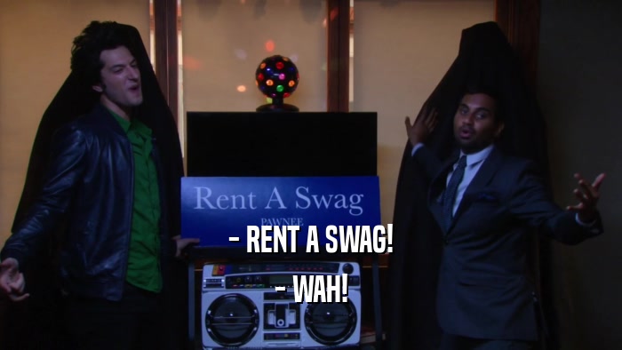 - RENT A SWAG! - WAH! 