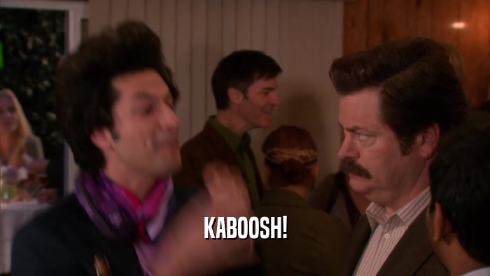 KABOOSH!  