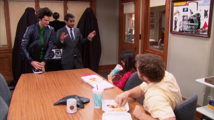 OKAY! YOU GUYS PRETEND YOU'RE RON SWANSON, 