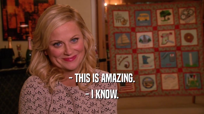 - THIS IS AMAZING. - I KNOW. 