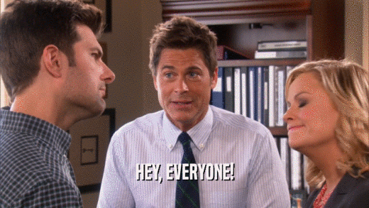 HEY, EVERYONE!  