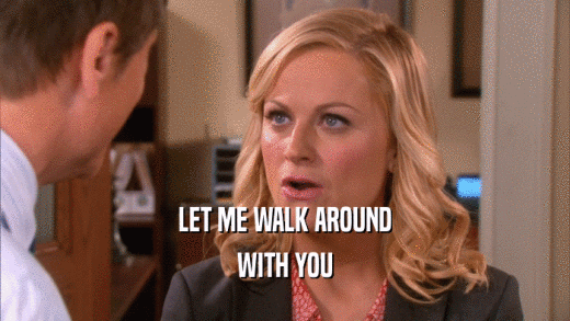 LET ME WALK AROUND WITH YOU 