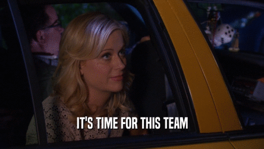 IT'S TIME FOR THIS TEAM  