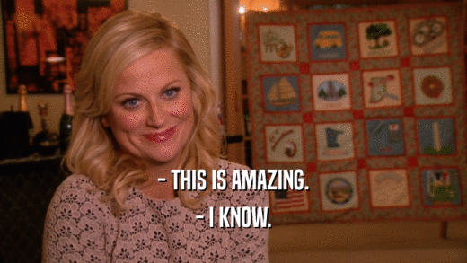 - THIS IS AMAZING. - I KNOW. 
