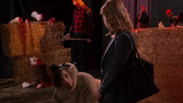 - MOO. - QUIET, WEIRDO. 