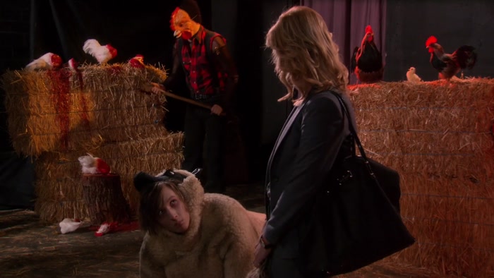 - MOO. - QUIET, WEIRDO. 