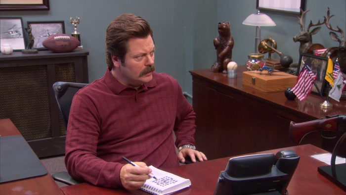 I DIDN'T. YOU JUST WALKED IN HERE AND STARTED TALKING. 