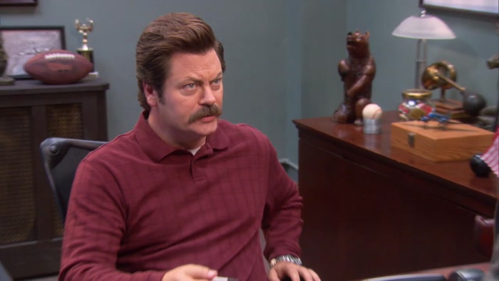 I DIDN'T. YOU JUST WALKED IN HERE AND STARTED TALKING. 