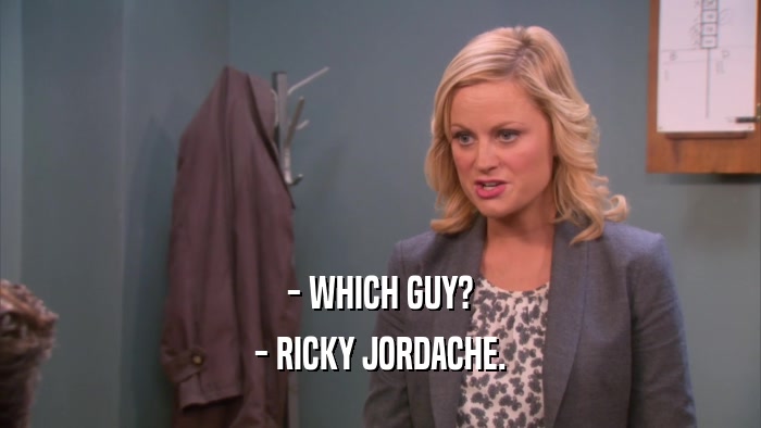 - WHICH GUY? - RICKY JORDACHE. 