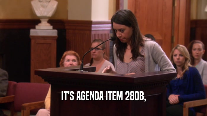 IT'S AGENDA ITEM 280B,  