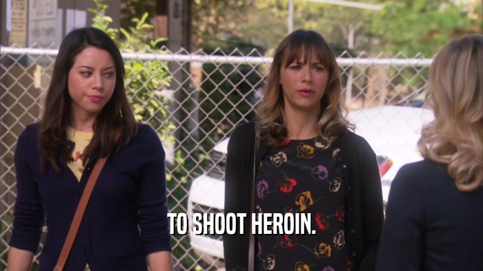 TO SHOOT HEROIN.  
