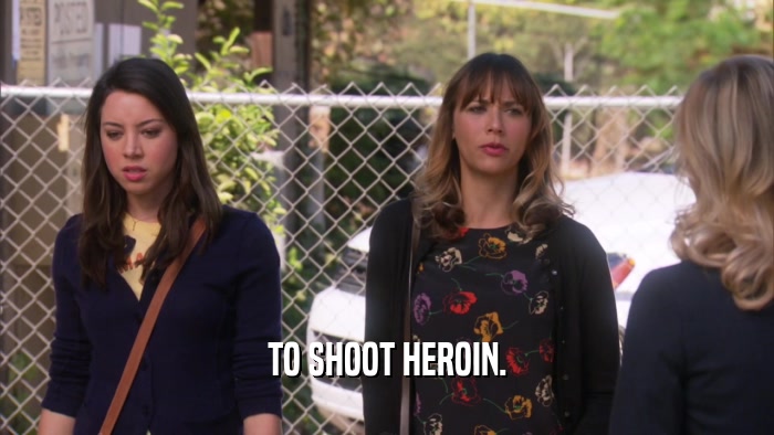 TO SHOOT HEROIN.  