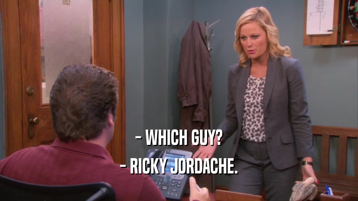 - WHICH GUY? - RICKY JORDACHE. 
