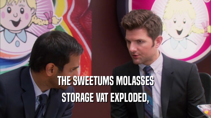 THE SWEETUMS MOLASSES STORAGE VAT EXPLODED, 