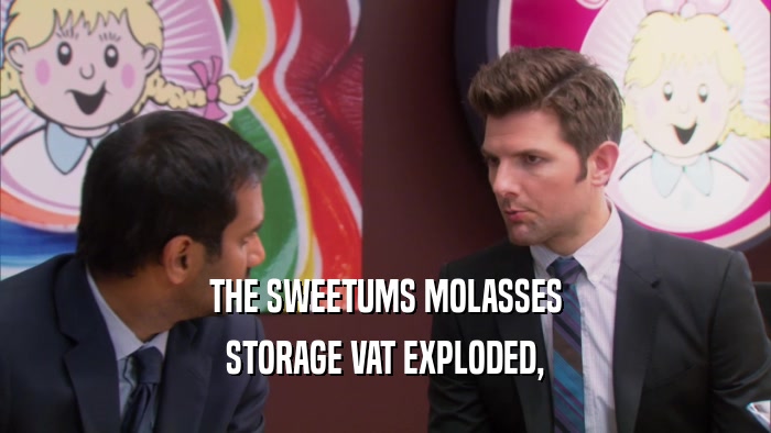 THE SWEETUMS MOLASSES STORAGE VAT EXPLODED, 
