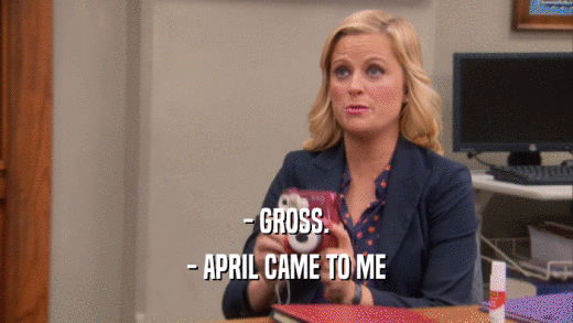 - GROSS. - APRIL CAME TO ME 