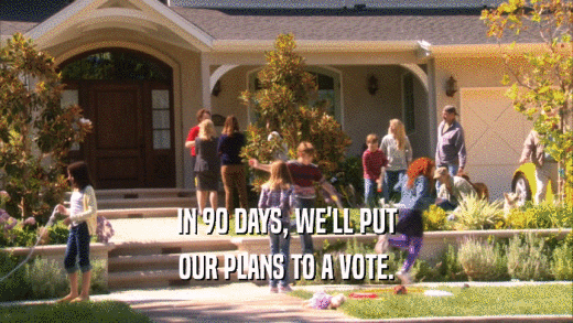 IN 90 DAYS, WE'LL PUT OUR PLANS TO A VOTE. 