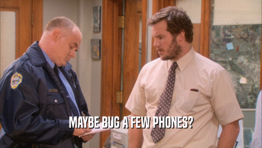 MAYBE BUG A FEW PHONES?  