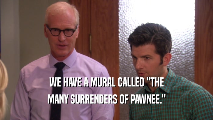 WE HAVE A MURAL CALLED 