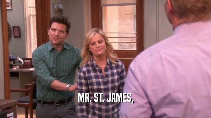 MR. ST. JAMES,  