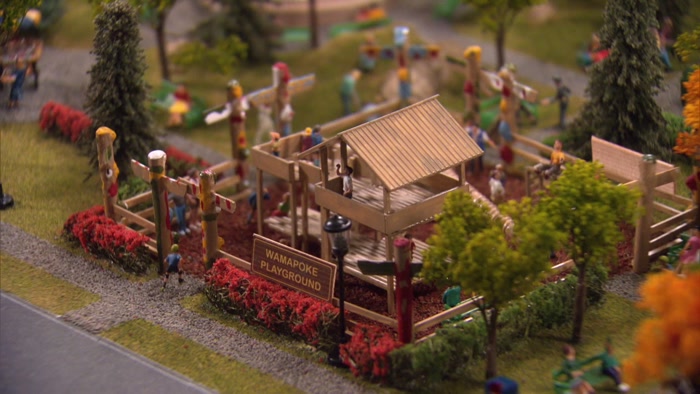 A WAMAPOKE-THEMED PLAYGROUND...  