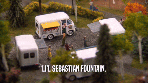 LI'L SEBASTIAN FOUNTAIN.  