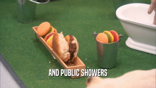 AND PUBLIC SHOWERS  