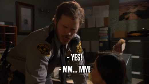 - YES! - MM... MM! 