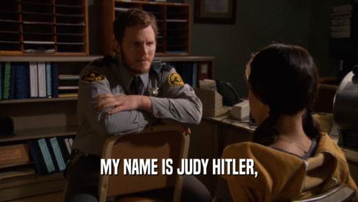 MY NAME IS JUDY HITLER,  