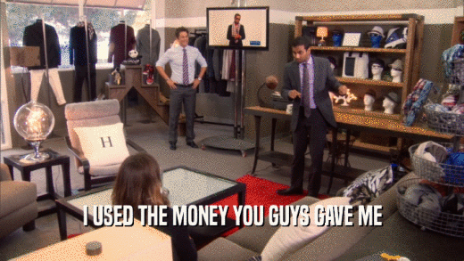 I USED THE MONEY YOU GUYS GAVE ME  