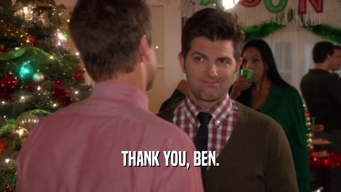 THANK YOU, BEN.  