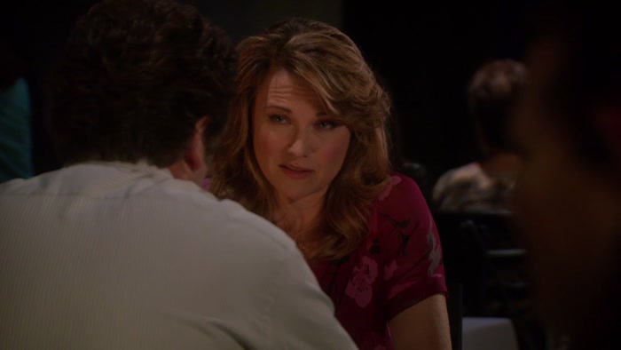 AT THIS VERY MOMENT, LESLIE IS THROWING HERSELF 