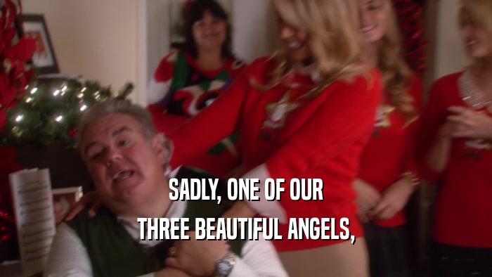 SADLY, ONE OF OUR THREE BEAUTIFUL ANGELS, 