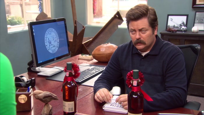 YOU, RON SWANSON, HAVE BEEN NOMINATED FOR AN AWARD 