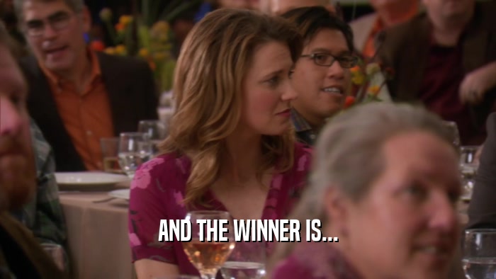 AND THE WINNER IS...  