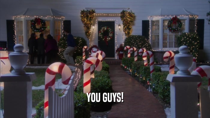 YOU GUYS!  